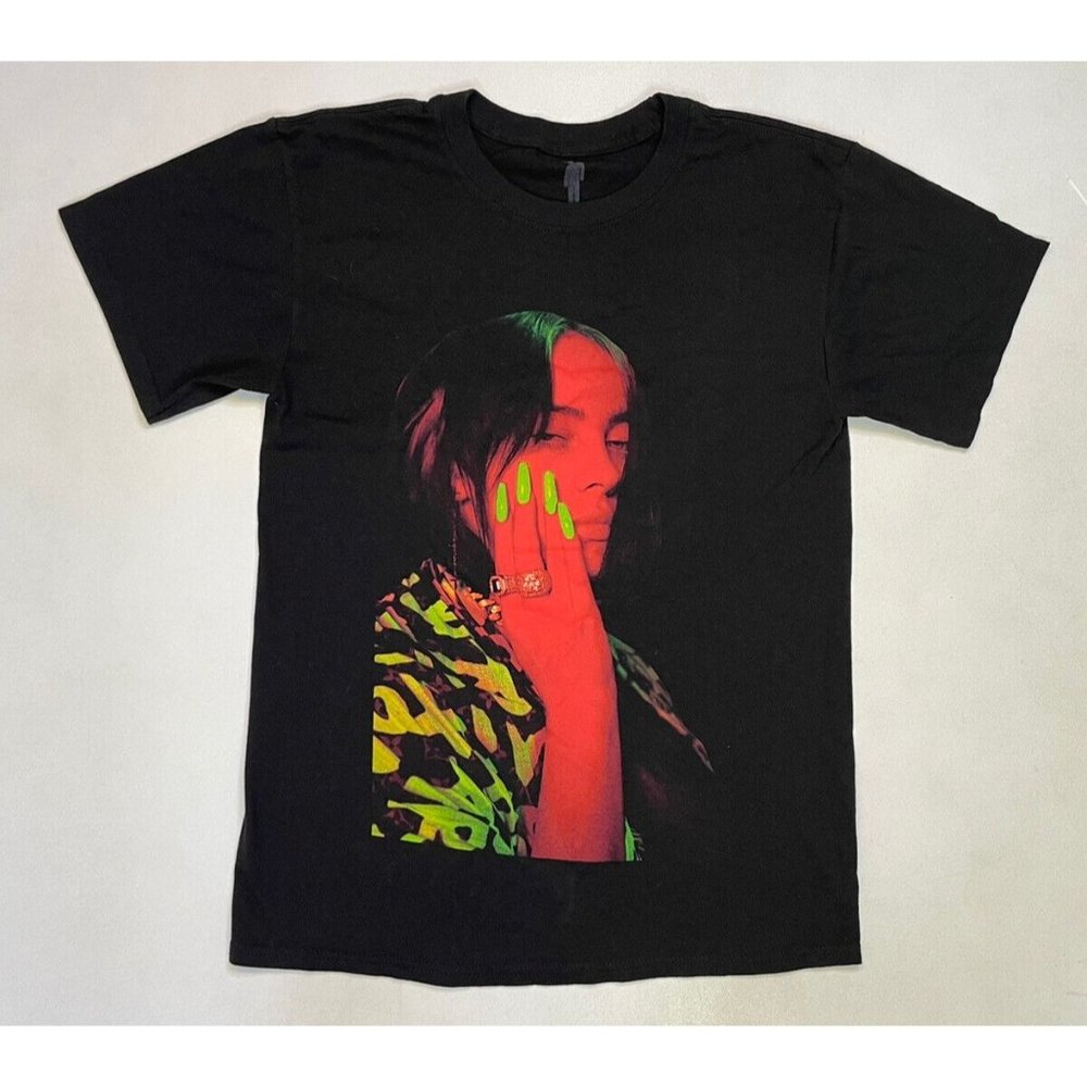 Black Graphic Billie Eilish Short Sleeve Tee